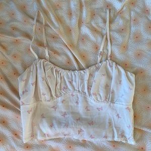 Pacsun butterfly tank top